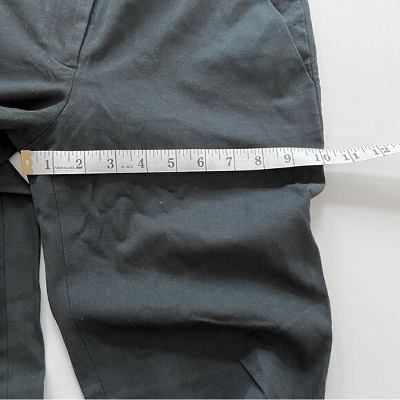 J. Crew Favorite Fit Women Black Trouser Pants Straight Leg Size 0 A1209 - Picture 7 of 9
